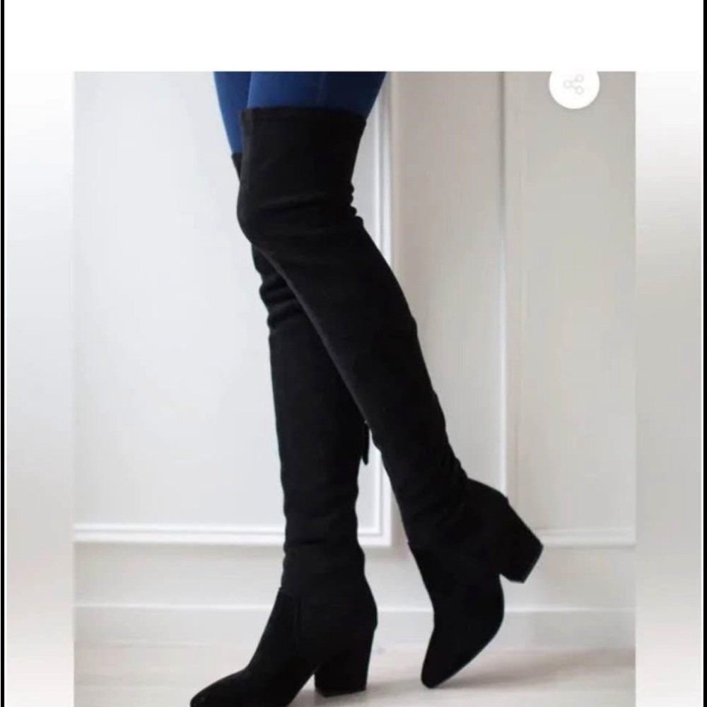 Black Over-the-Knee Boots